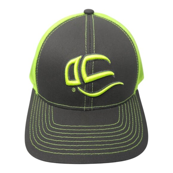 Outdoor Cap 3D Embroidered Mesh Snapback Trucker Baseball Hat Fluorescent Green - Picture 1 of 13